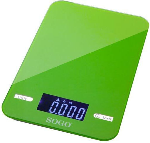 Sogo Digital Kitchen Scale Up To 5kg Green