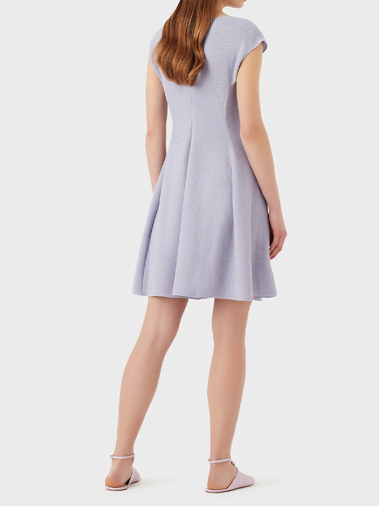 Emporio Armani Sommer Mini Kleid Lilla