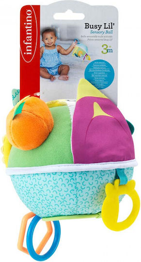 Infantino Ball Busy Lil' Sensory Ball with Sounds for 3++ Months