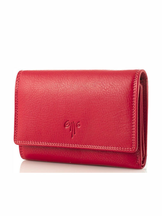 350 Small Leather Women's Wallet Classic Red