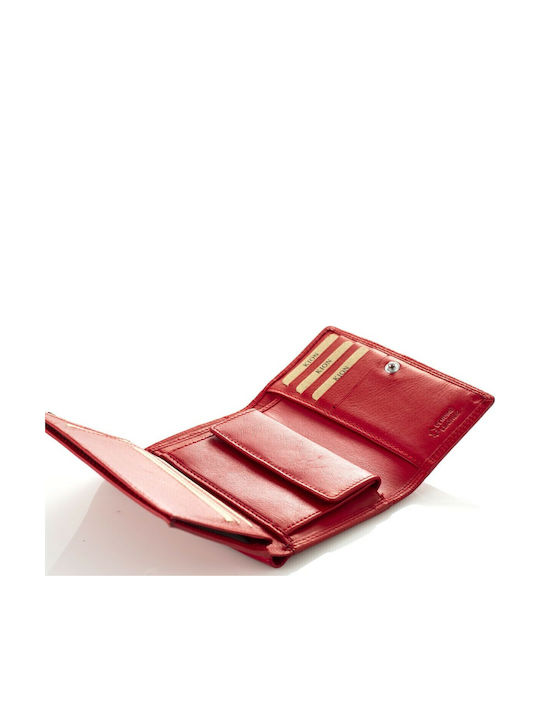 350 Small Leather Women's Wallet Classic Red