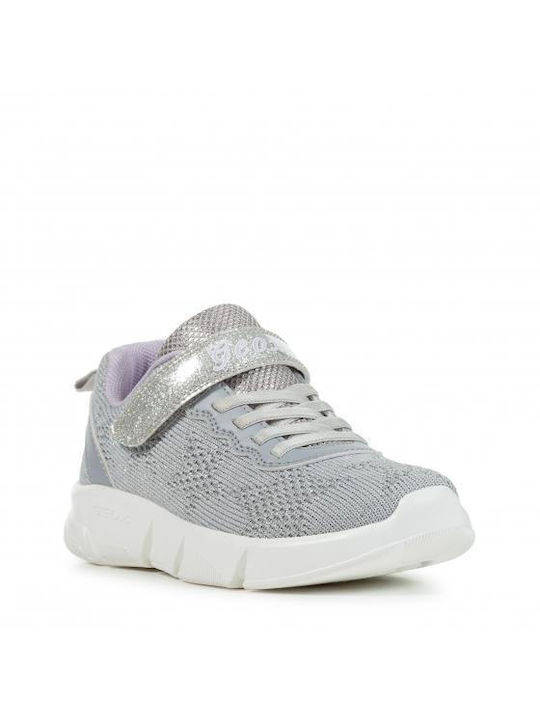 Geox Kinder-Sneaker Anatomisch Silber