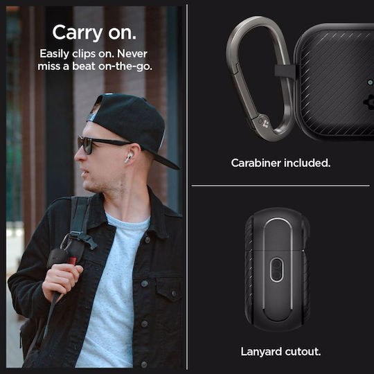 Spigen Mag Armor MagFit Husă în culoarea Negru pentru Apple AirPods Pro
