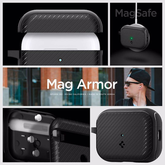 Spigen Mag Armor MagFit Husă în culoarea Negru pentru Apple AirPods Pro