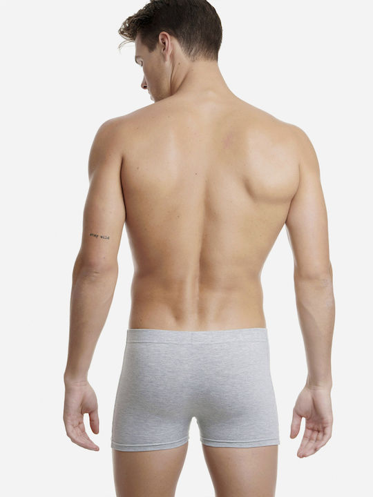 Ανδρικά Μποξεράκια Anthracite Melange / Light Grey Melange 2Pack