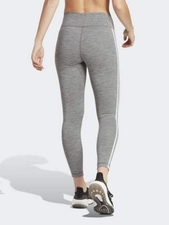 Adidas Women's Cropped Training Legging High Waisted Gray