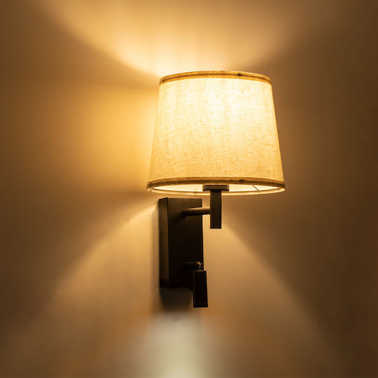 GloboStar Roulette-R Wall Lamp 22x37x37cm GloboStar Roulette-R Wall Lamp 22x37x37cm