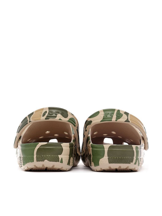 Crocs Classic Printed Camo Damen Clogs