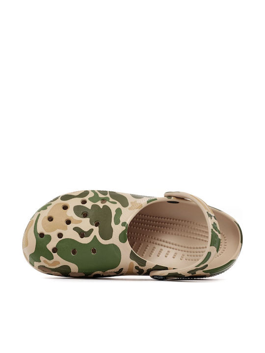 Crocs Classic Printed Camo Damen Clogs