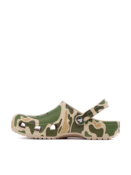 Crocs Classic Printed Camo Damen Clogs