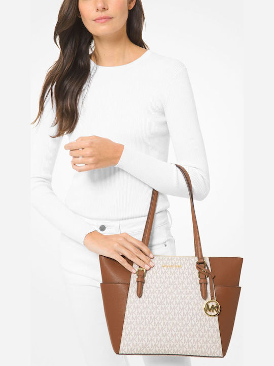 Michael Kors Large Δερμάτινη Γυναικεία Shopper Τσάντα Michael Kors Large Δερμάτινη Γυναικεία Shopper Τσάντα