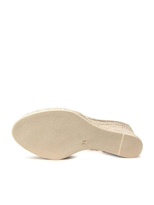 Women's Suede Platform Espadrilles Fuchsia