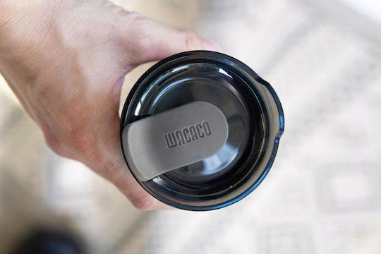 Wacaco Octaroma Lungo Travel Mug Чаша Термос Неръждаема стомана Без BPA 300мл Сив с Мундщук