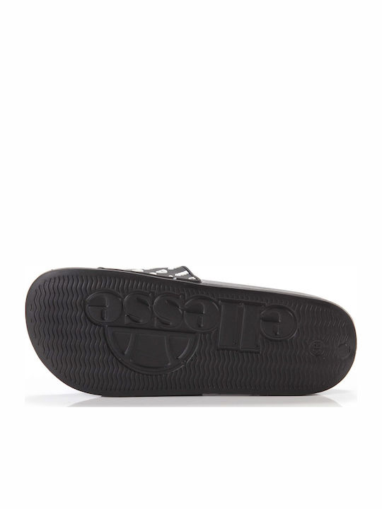 Lark Women's Platform Slides Black