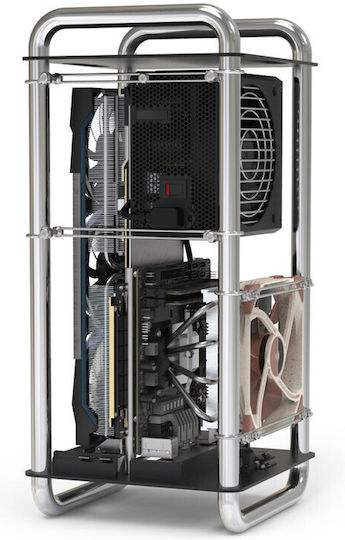 Streacom DA6 Mini-Turm Computergehäuse Chrome