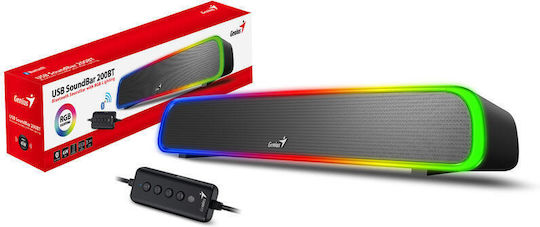 Genius 200BT Soundbar 4W 2.0 Bluetooth Μαύρο