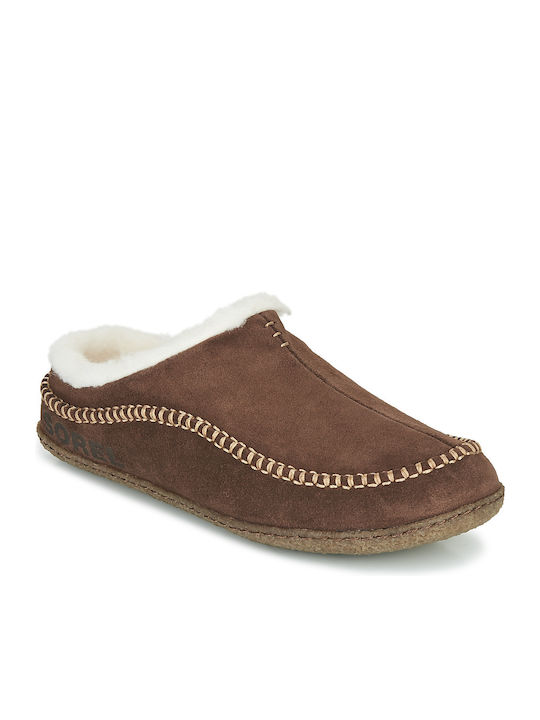 Sorel Lanner Ridge Heel Enclosed Men's Slipper Brown