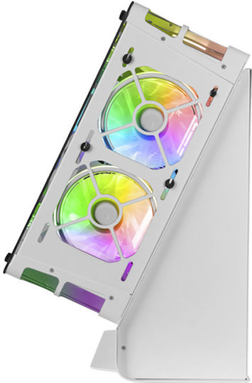 Mars Gaming MCBW Gaming Midi-Turm Computergehäuse Weiß