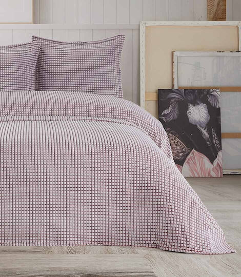 Saray Home Bettwaren Super-Queen 220x240cm Burgundisch