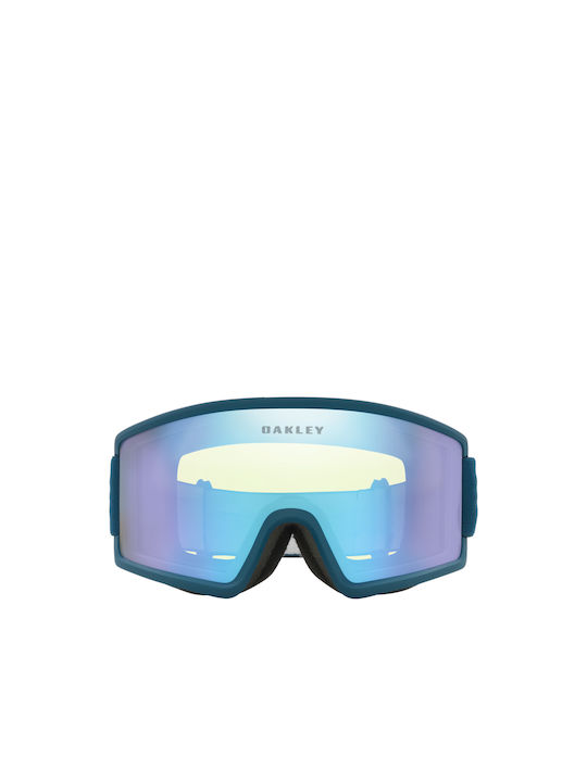 Oakley Ridge Line Μάσκα Σκι & Snowboard Ενηλίκων με Φακό σε Μπλε Χρώμα