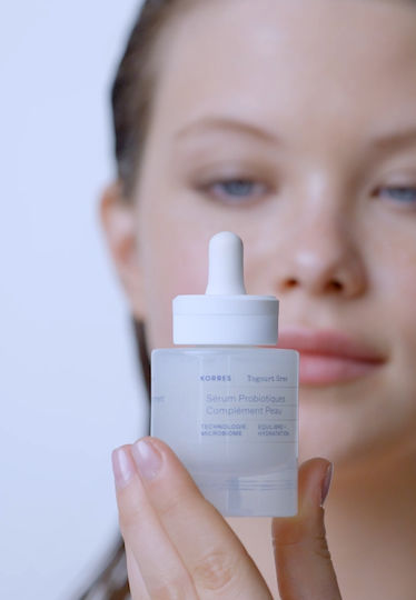 Korres Greek Yoghurt Moisturizing Serum Face with Vitamin E & Hyaluronic Acid for Radiance & Nourishment 30ml
