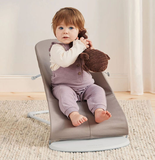 BabyBjorn Bliss Petal Quilt Manual Relax pentru Bebeluși Sand Grey
