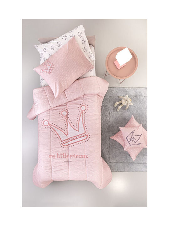 Guy Laroche Majesty Kids Duvet Cover Single Cotton Pink 165x225cm