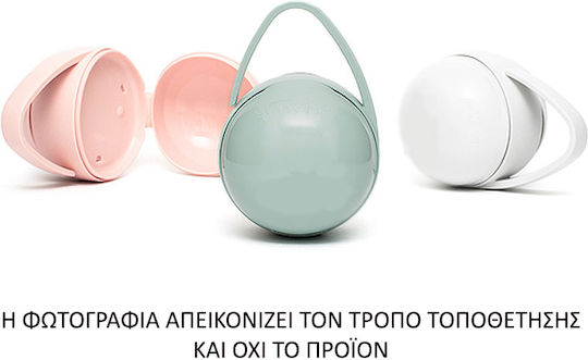 Suavinex Θήκη Πιπίλας Bonhomia από Πλαστικό Πράσινη 2τμχ