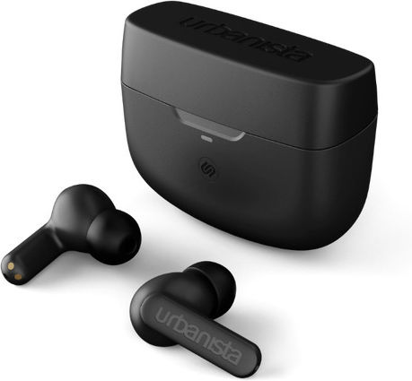 Urbanista Atlanta In-ear Bluetooth Handsfree Ακουστικά με Αντοχή στον Ιδρώτα και Θήκη Φόρτισης Midnight Black