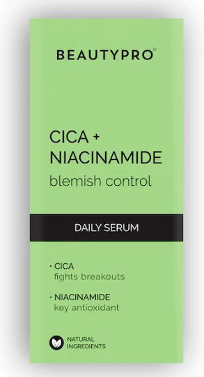 Beauty Pro Cica + Niacinamide Serum Gesicht mit Niacinamid für Strahlkraft & Aufhellung 30ml