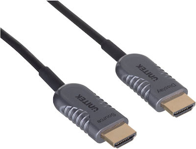 Unitek HDMI 2.1 Cable HDMI male - HDMI male 15m Black