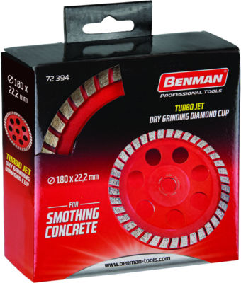 Benman Grinding Disc Construction Materials 180mm Set 1pcs