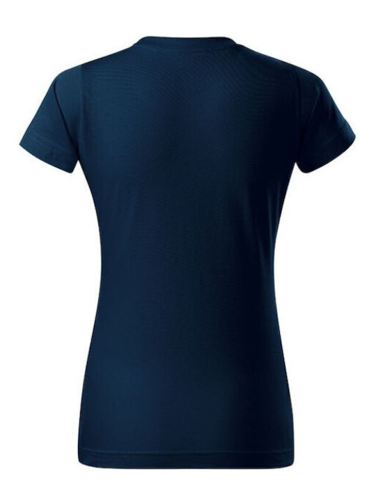 Adler Women's Short Sleeve Promotional T-Shirt Navy Blue 134-02