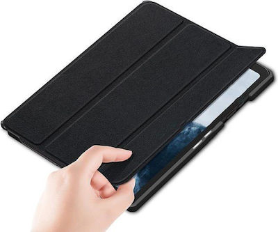 iNOS Smart Flip Cover Δερματίνης Μαύρο (Galaxy Tab A7)