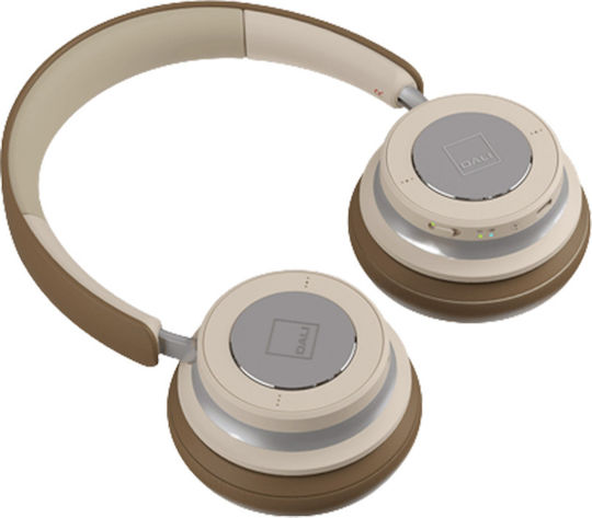Dali iO-4 Wireless / Wired On Ear Headphones with 60 hours of Operation Brown / White
