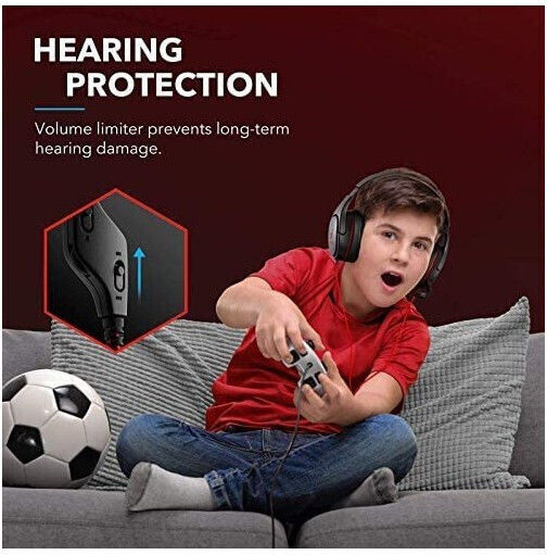 Soundcore by Anker Strike 1 Over Ear Gaming Headset with Connection 3.5mm Black/Red