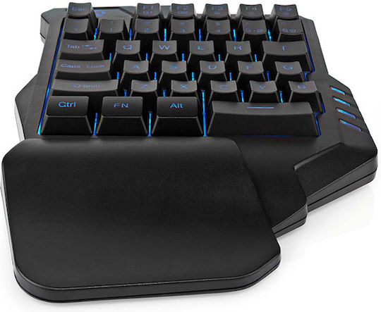 Nedis GKBDS110BK Gaming Tastenfeld mit RGB-Beleuchtung (Englisch US)