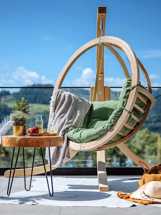 Ήρα Φωλιά με Βάση Rattan Μ120xΠ120xΥ195cm Εκρού Ήρα Φωλιά με Βάση Rattan Μ120xΠ120xΥ195cm Εκρού
