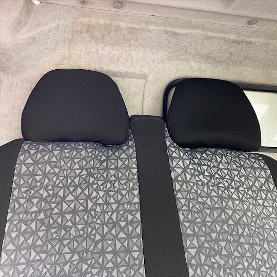 Carner Car Cover Set 7pcs Black / Gray