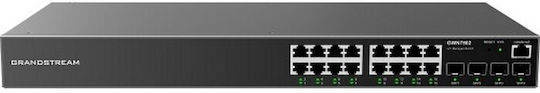 Grandstream GWN7802P Managed L2 PoE+ Switch με 16 Θύρες Gigabit (1Gbps) Ethernet και 4 SFP Θύρες