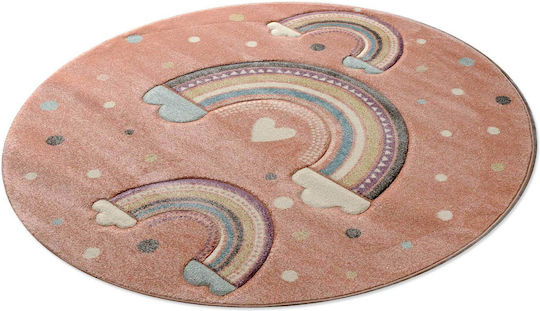 Tzikas Carpets Kids Rug Road Pink 160x160cm Thickness 13mm