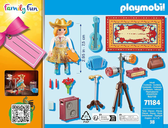 Playmobil Family Fun Country Singer for 4-10 years old
