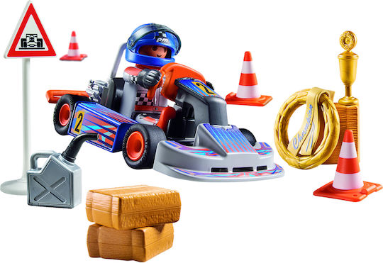 Playmobil Спорт и екшън Go-Kart за 4-10 години