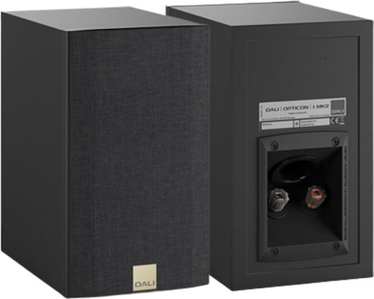 Dali Opticon 1 MKII Ζεύγος Ηχείων Hi-Fi Βιβλιοθήκης 2 Δρόμων Π15.2xΒ23.1xΥ26.1εκ. Μαύρο