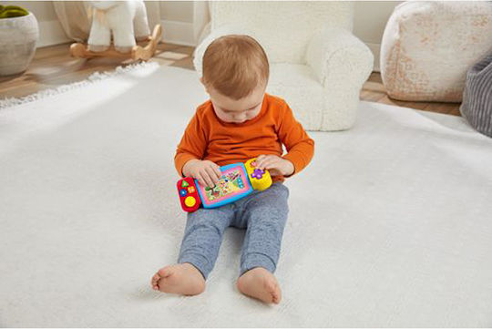 Fisher Price Babyspielzeug Bildungsspielkonsole mit Musik für 9++ Monate