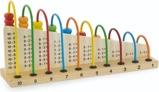 Andreu Toys Μαθηματικός Άβακας Άβακας από Ξύλο για 3+ Ετών
