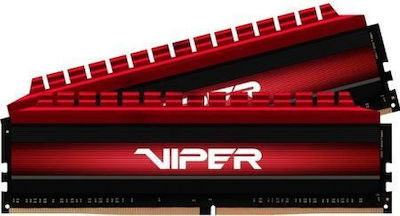 Patriot Viper 64GB DDR4 RAM με 2 Modules (2x32GB) και Ταχύτητα 3200 για Desktop