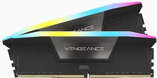 メモリー CORSAIR VENGEANCE DDR5 32GB 6000MHz Corsair Vengeance RGB 32GB DDR5 RAM cu 2 module (2x16GB) și Viteză