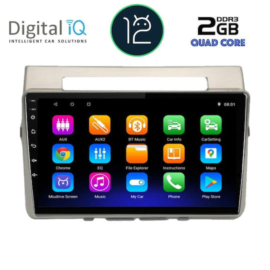 Digital IQ Ηχοσύστημα Αυτοκινήτου για Toyota Corolla Verso / Verso / Corolla 2004-2009 (Bluetooth/USB/AUX/WiFi/GPS/Apple-Carplay/Android-Auto/CD) με Οθόνη Αφής 9"