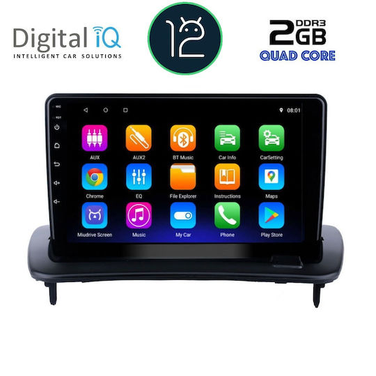 Digital IQ Car Audio System for Volvo C30 S40 2005-2013 Bluetooth USB AUX Wi-Fi GPS Apple CarPlay Android Auto with 9-Inch Touch Screen
